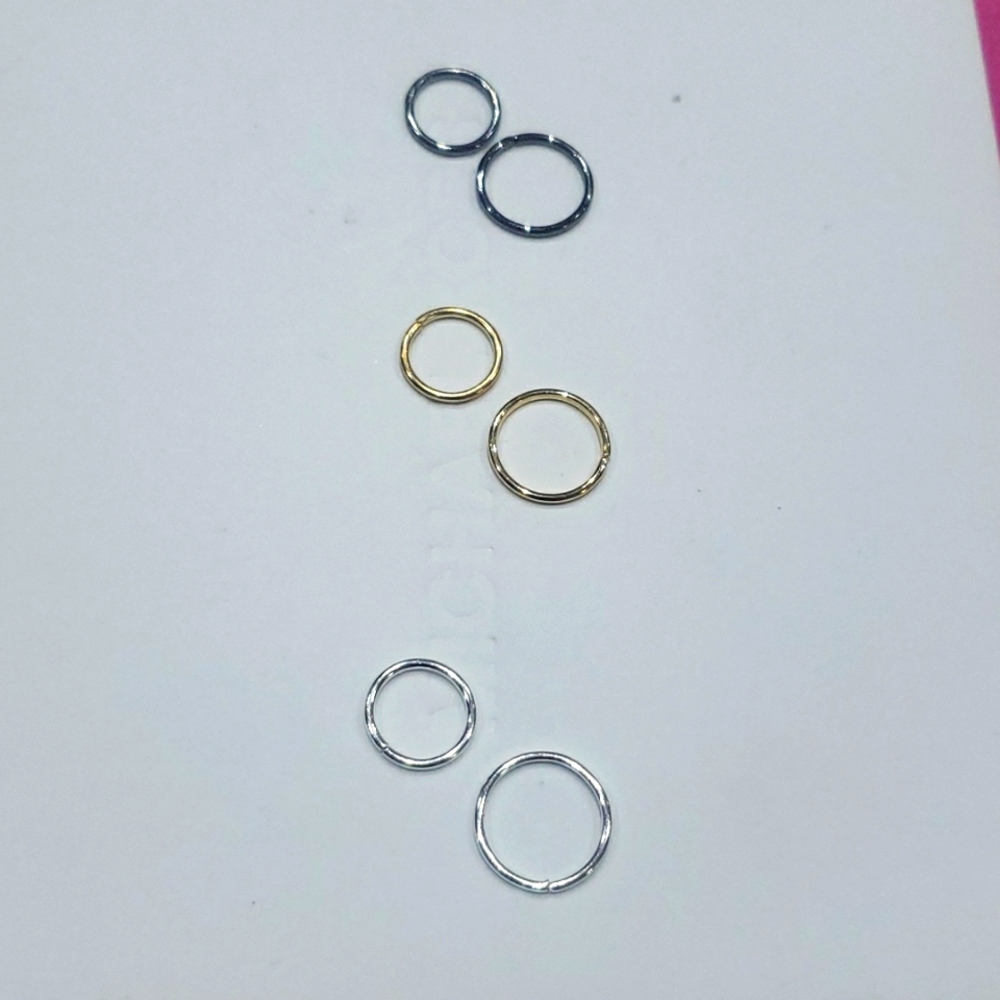 Qrty-6 Nose rings